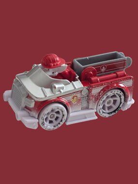 10/$25 PAW Patrol True Metal Off Road Snow Marshall Firetruck